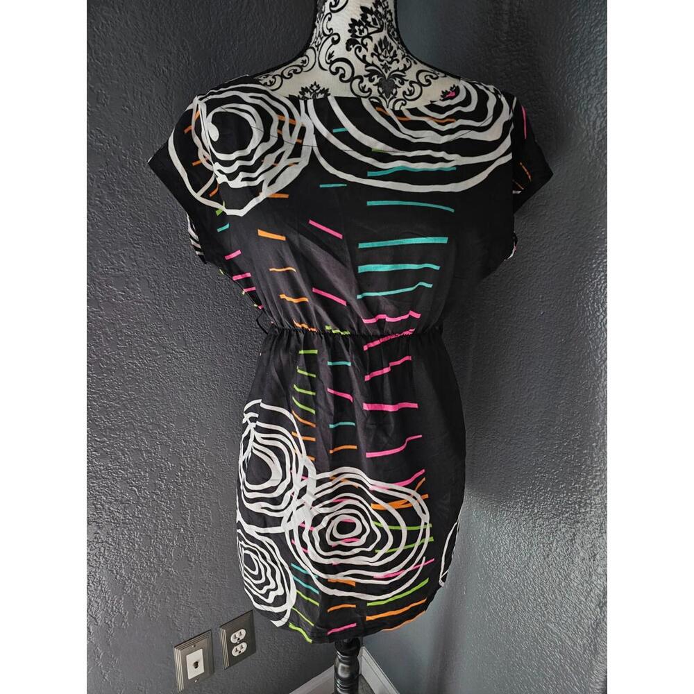 Charlotte Russe Dress Size Small Multicolor lightweight Geometric Shapes Style